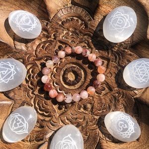 Fire Quartz Stretch Bracelet